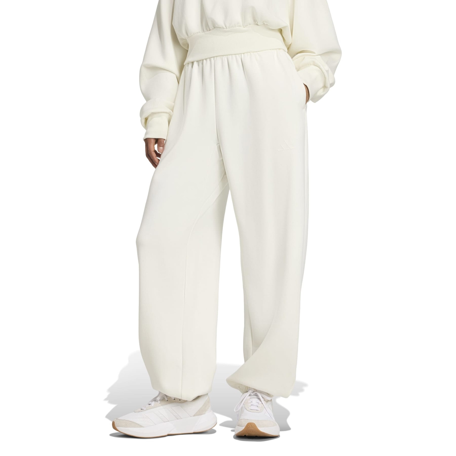 Spodnie dresowe damskie adidas ALL SZN beowe JV9896