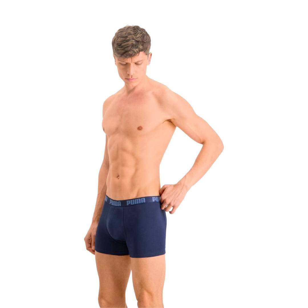 Bokserki mskie Puma EVERYDAY BOXER 3-PACK granatowe 93529402