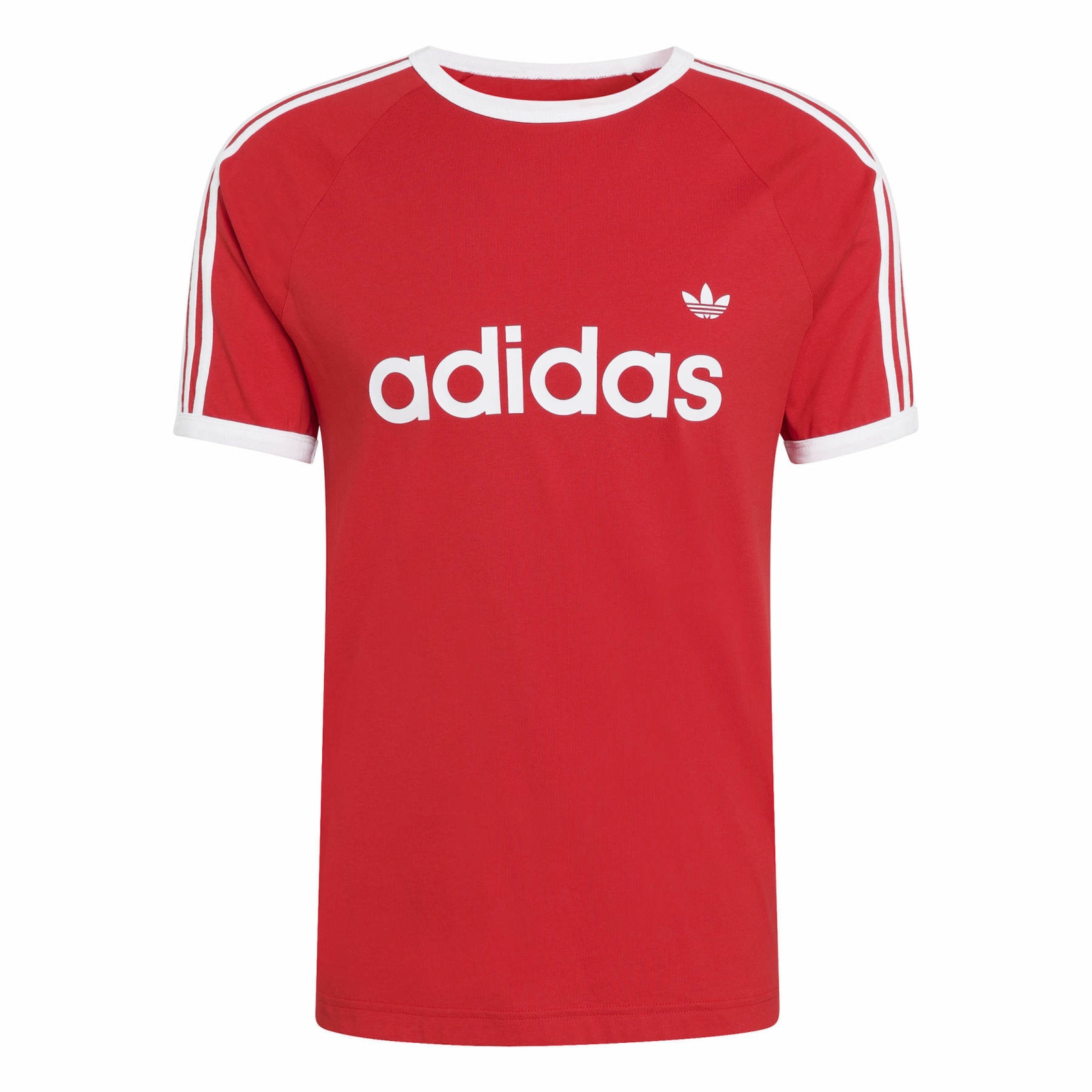 Koszulka m�ska adidas 3S RINGER czerwona KF0416