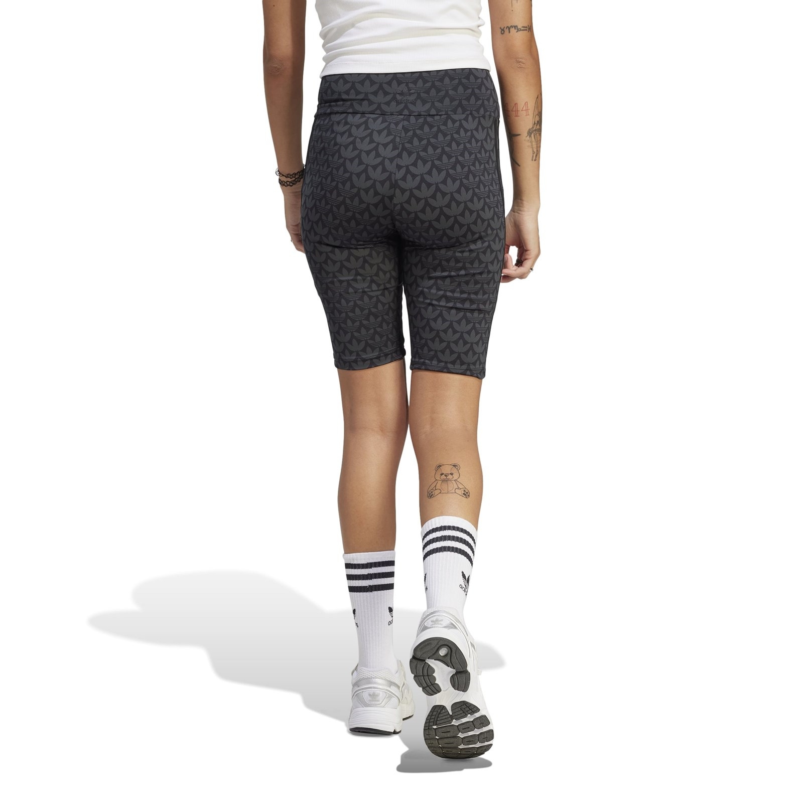 Legginsy damskie adidas TREFOIL MONOGRAM czarne II3191