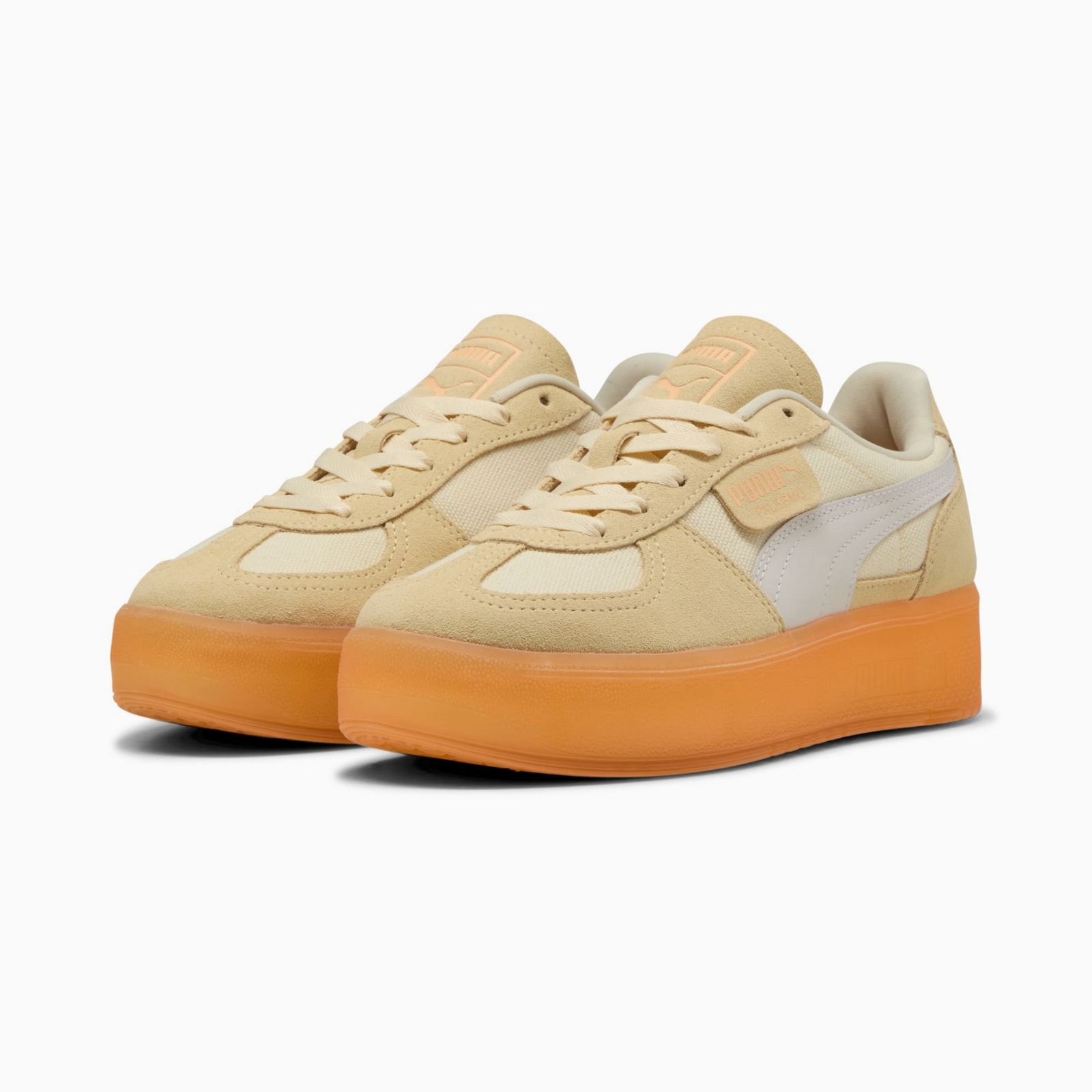 Buty sportowe damskie Puma PALERMO ELEVATA XTRA beowe 40128502