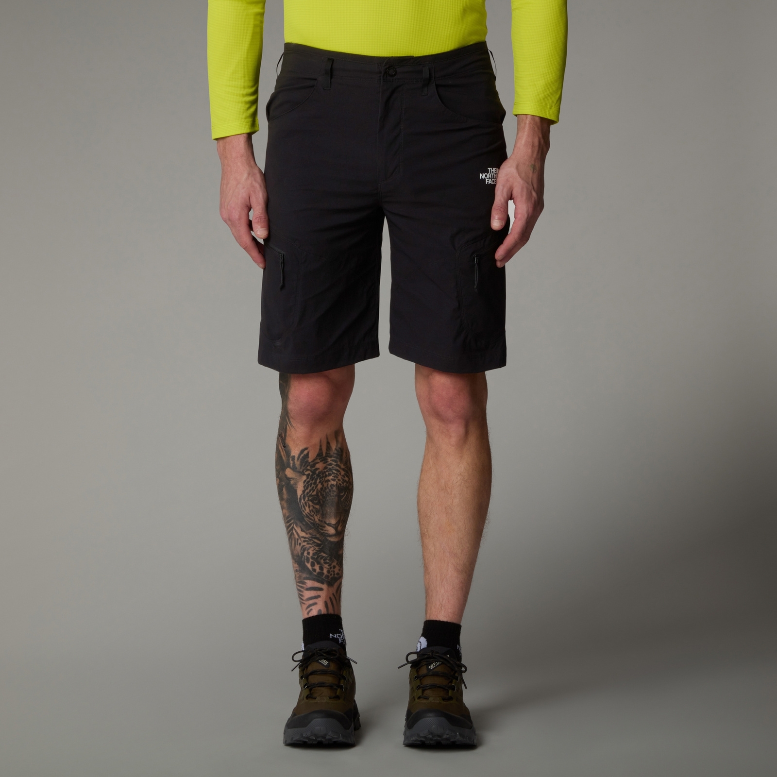 Spodenki trekkingowe męskie The North Face EXPLORATION czarne NF0A8BR5JK3