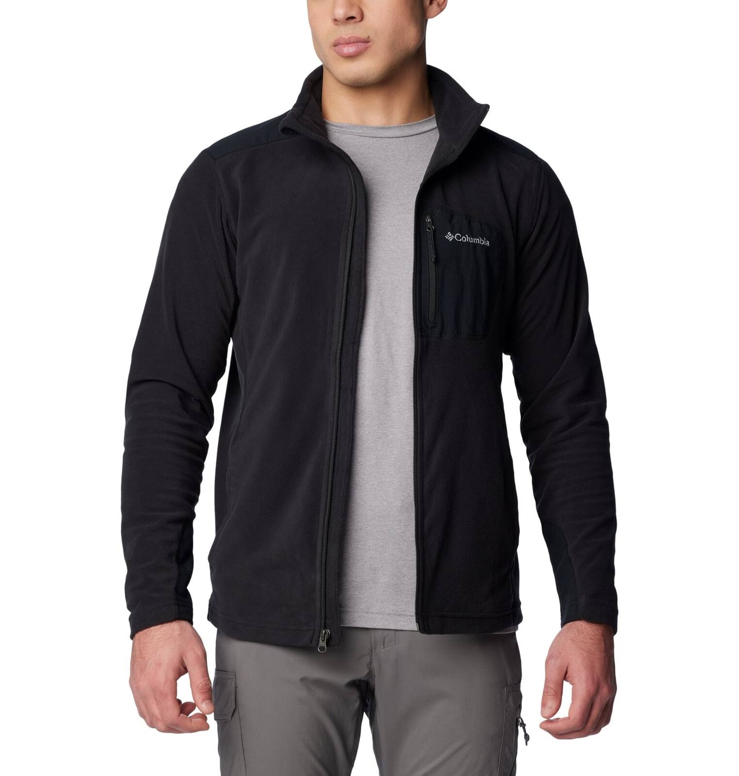 Polar mski Columbia KLAMATH RANGE FULL ZIP czarny 2013604010