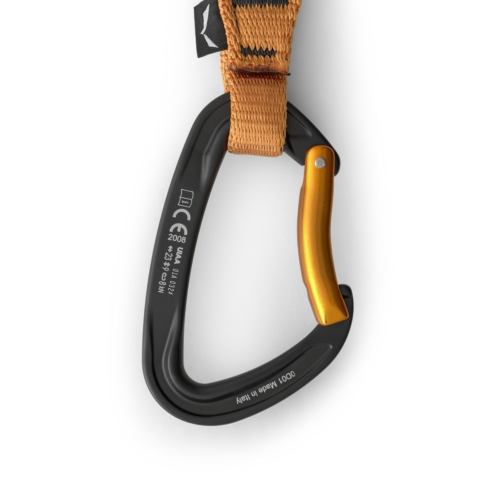 Ekspres wspinaczkowy unisex Salewa ORTLES STR/BNT 110 QD wielokolorowy 00-0000072008_0443