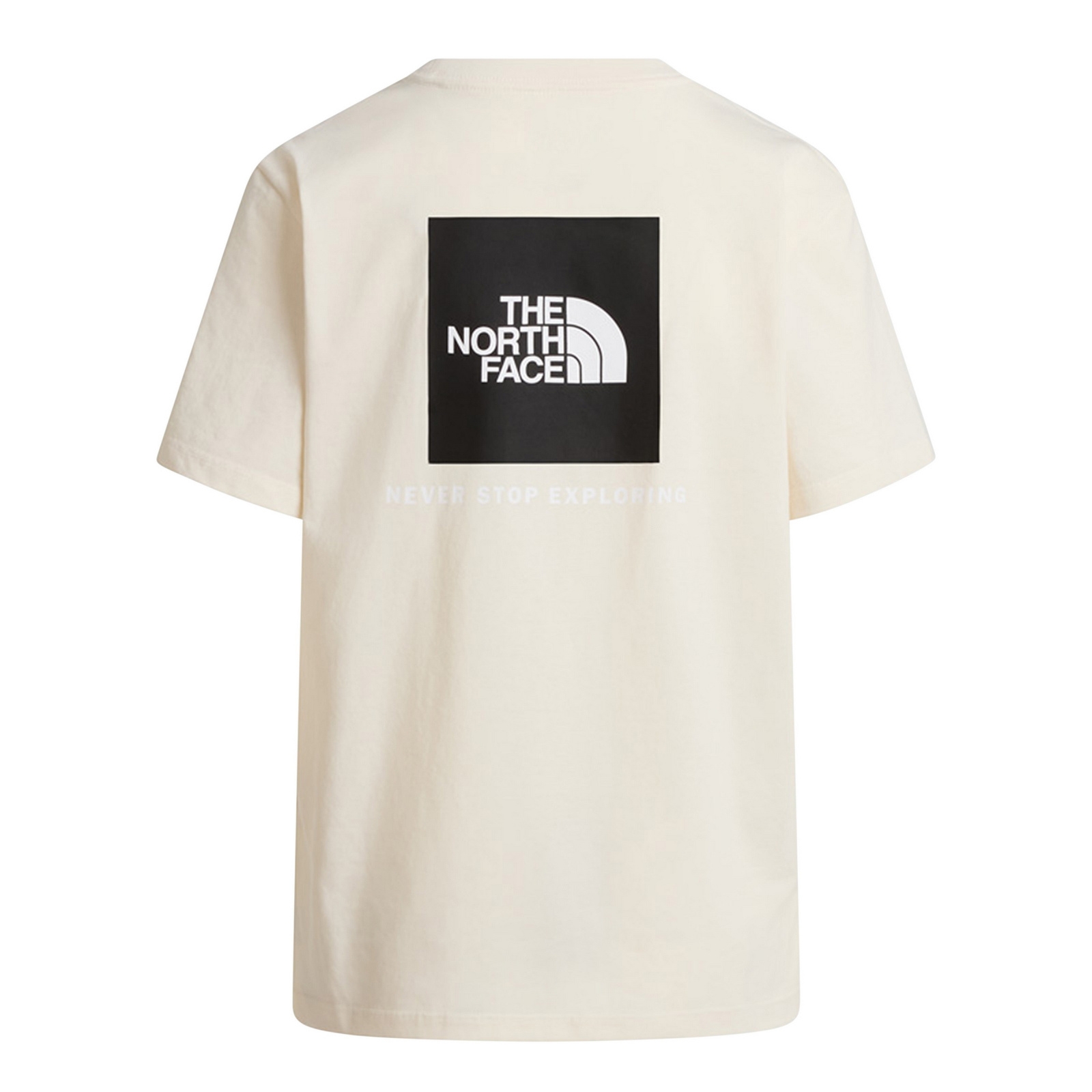 Koszulka damska The North Face EVOLUTION BOX NSE RELAXED beżowa NF0A8B6WQLI