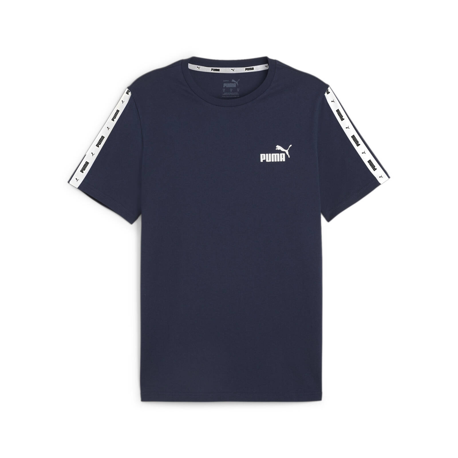 Koszulka mska Puma ESS+ TAPE granatowa 84738214