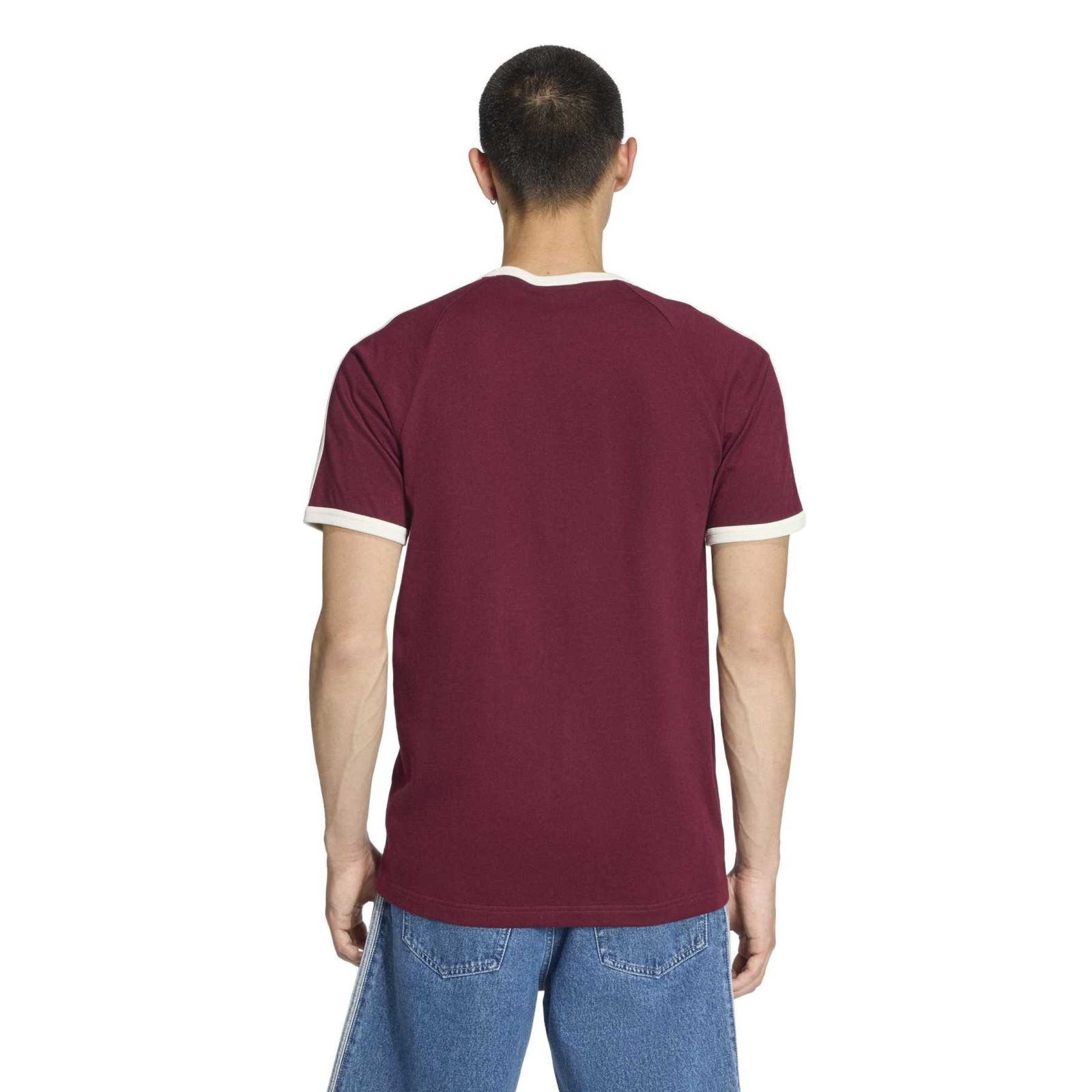 Koszulka m�ska adidas 3-STRIPES bordowa KQ9639