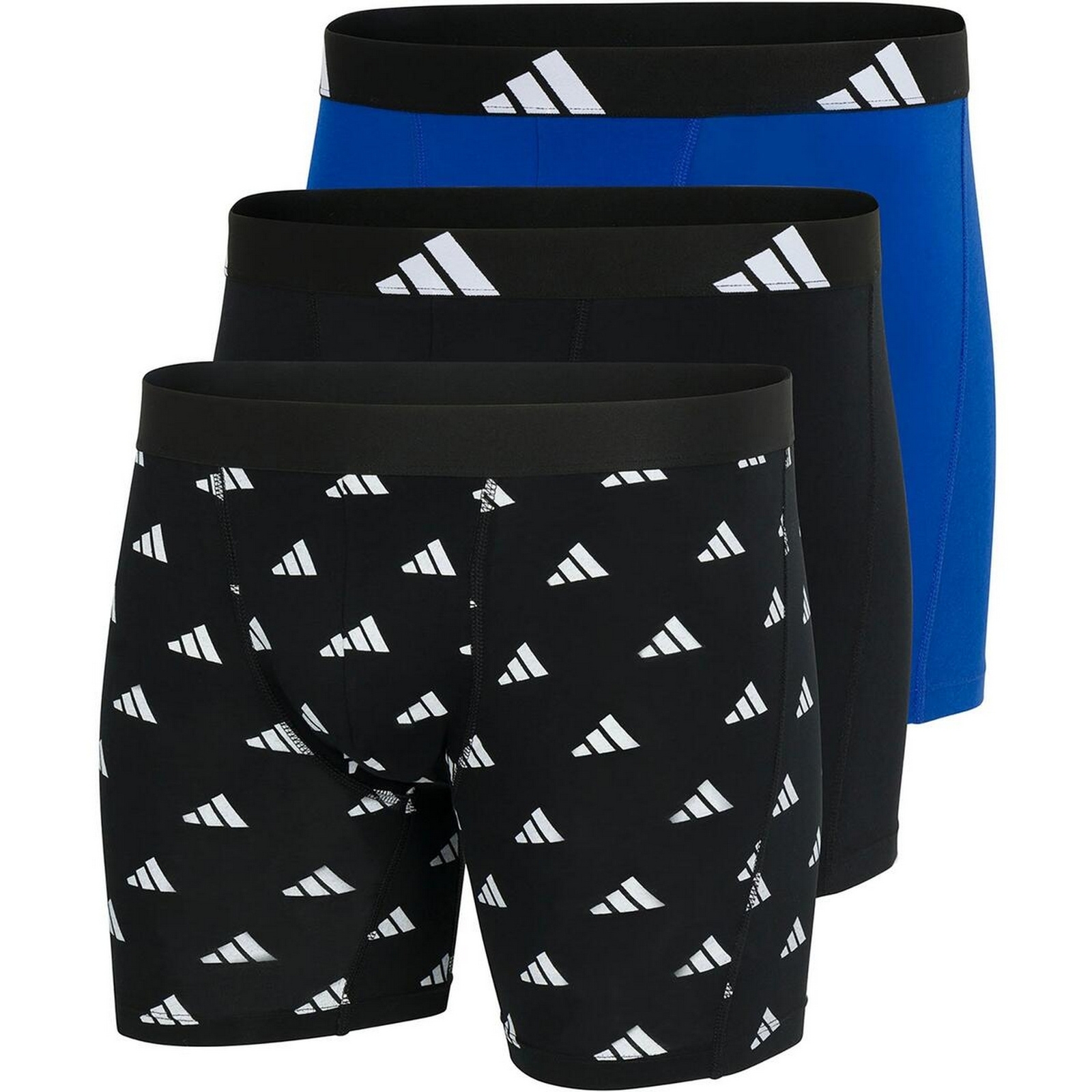 Bokserki mskie adidas ACTIVE FLEX SHORTS 3-PACK wielokolorowe 4AM004-913