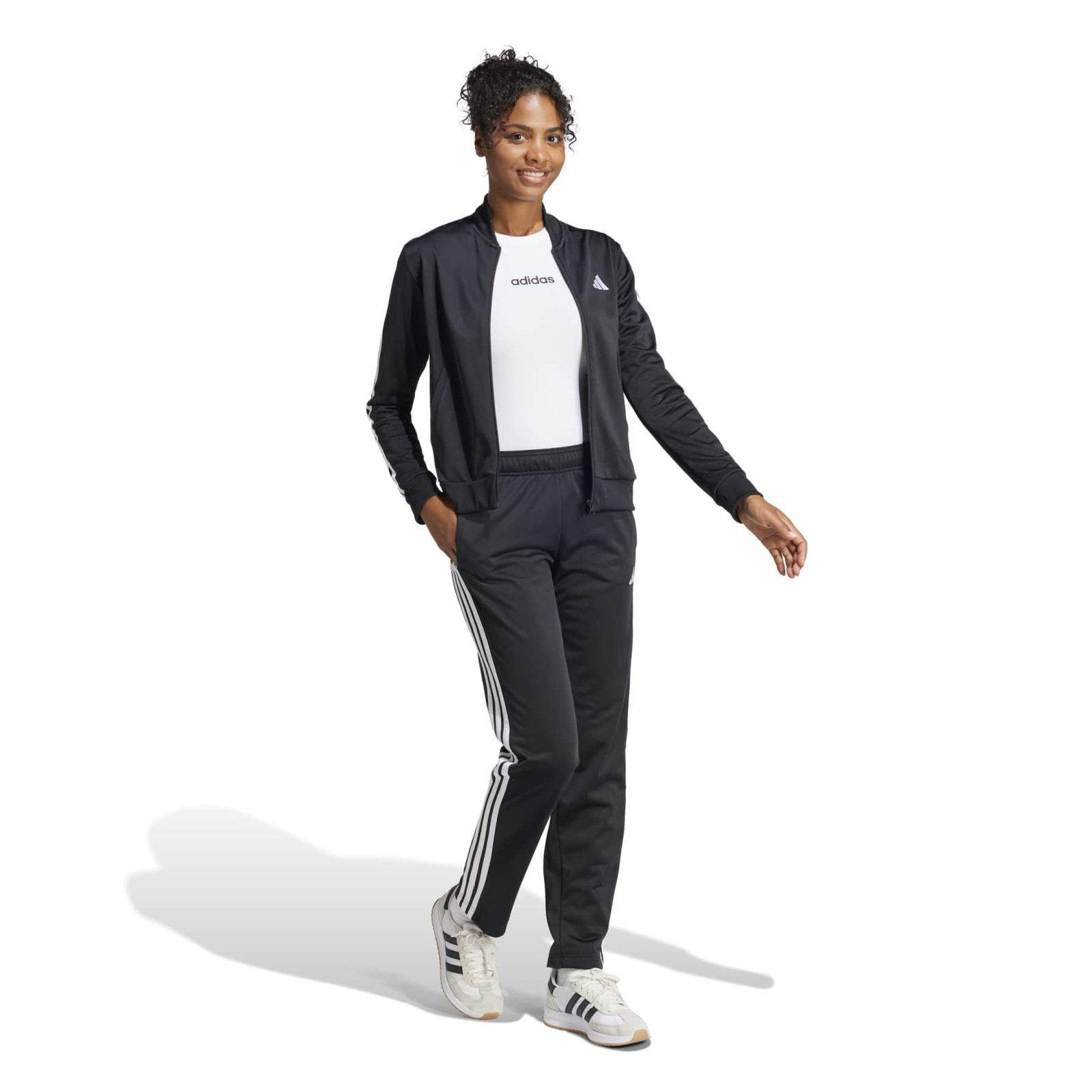 Komplet dresów damski adidas DAYREADY czarny JD5434