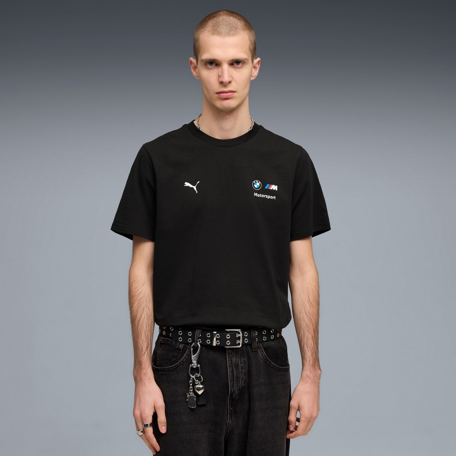 Koszulka m�ska Puma BMW MMS ESS LOGO czarna 63489701