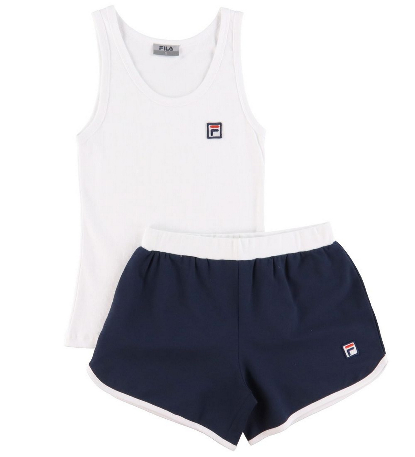 Piama damska Fila JERSEY RIB TOP AND JERSEY PANT biaa FPS4048-125