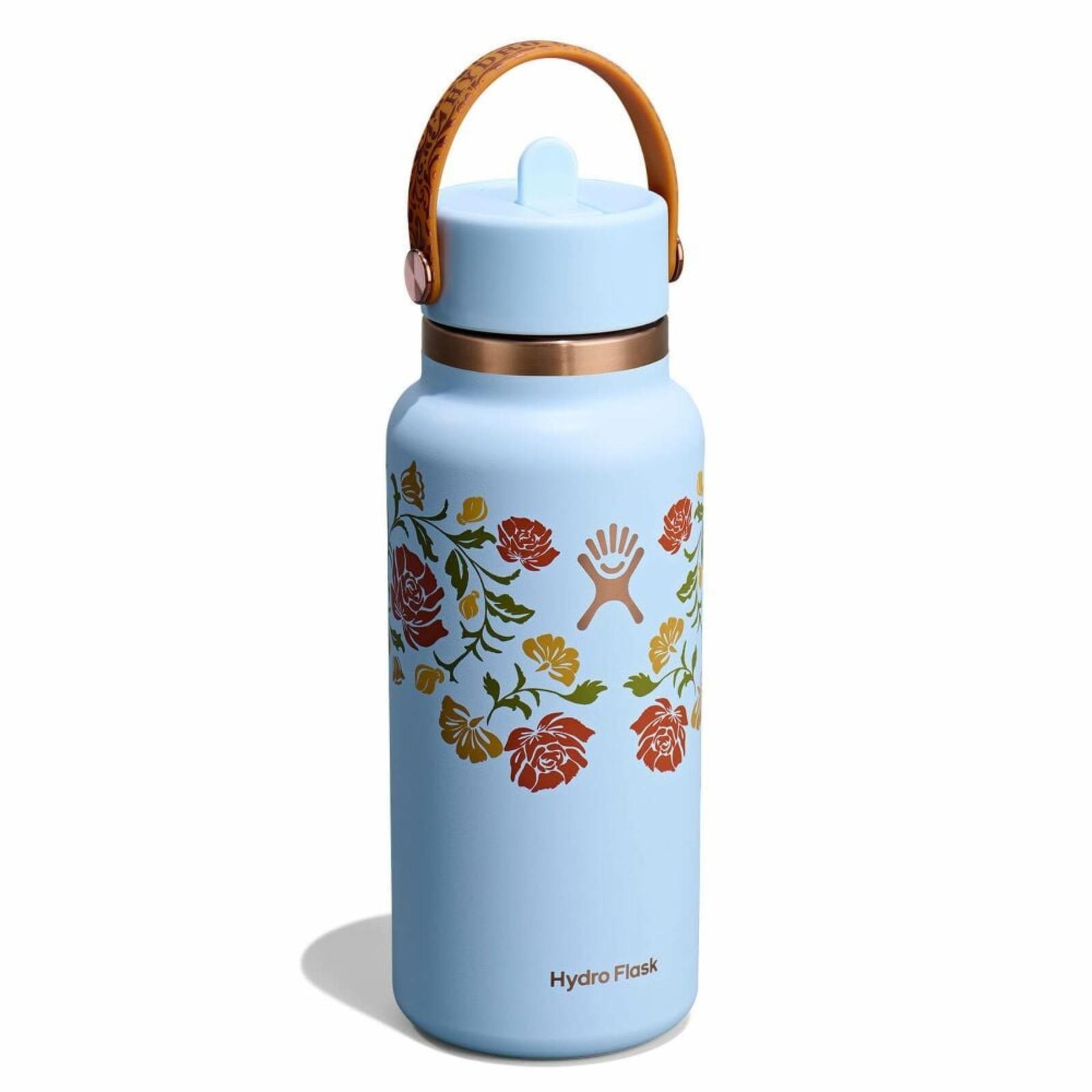 Butelka termiczna unisex Hydro Flask WIDE FLEX STRAW 946 ML niebieska LE-F25W32-A