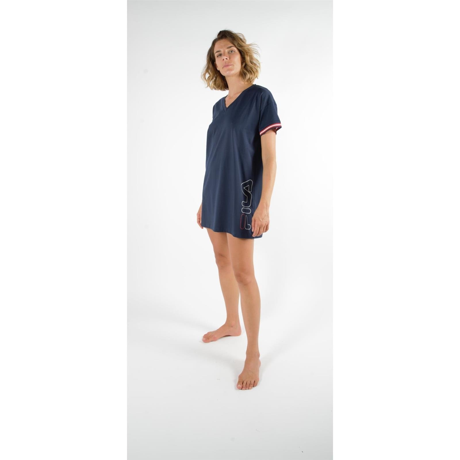 Piama damska Fila JERSEY granatowa FPS4047-321