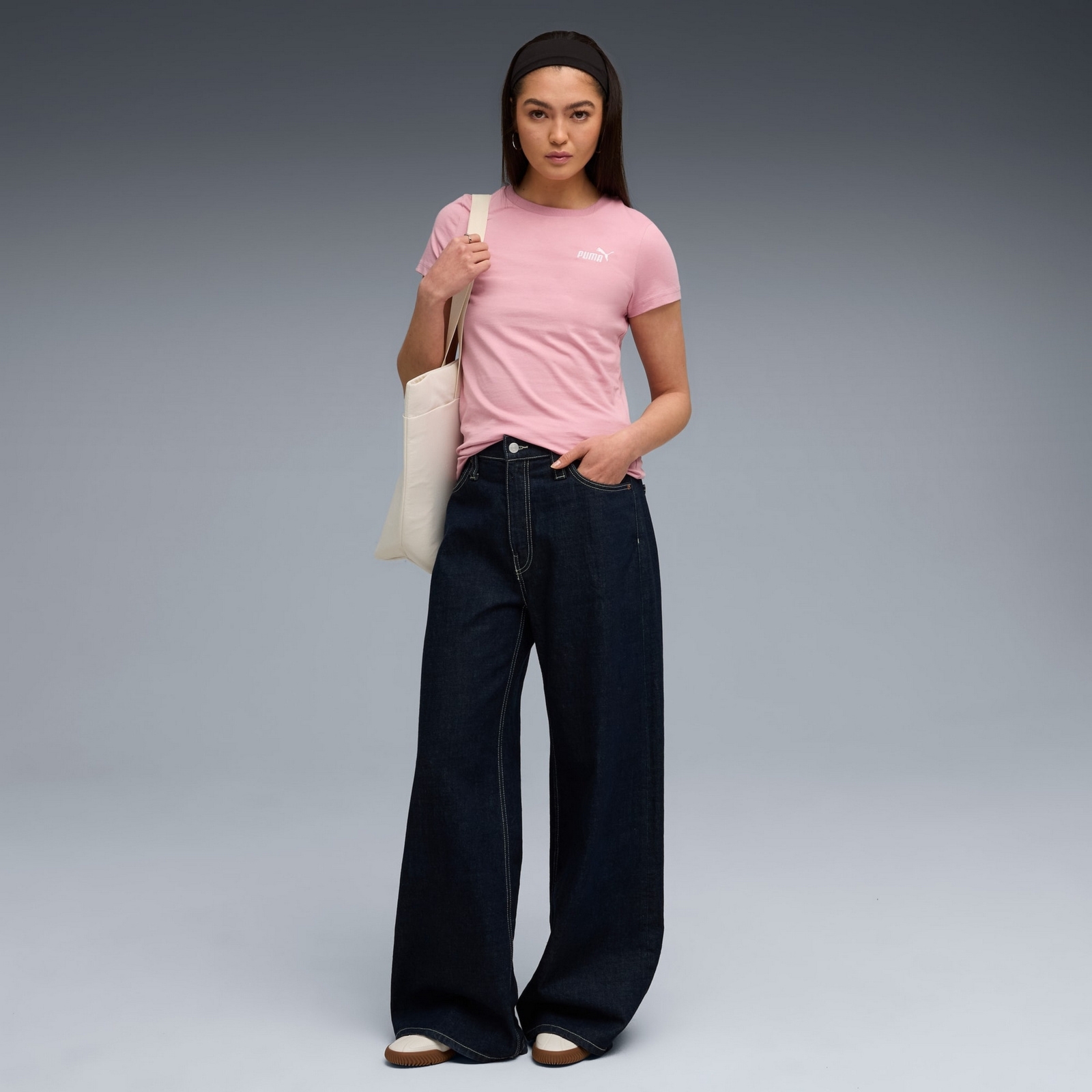 Koszulka damska Puma ESS SMALL NO.1 LOGO r�owa 68237365