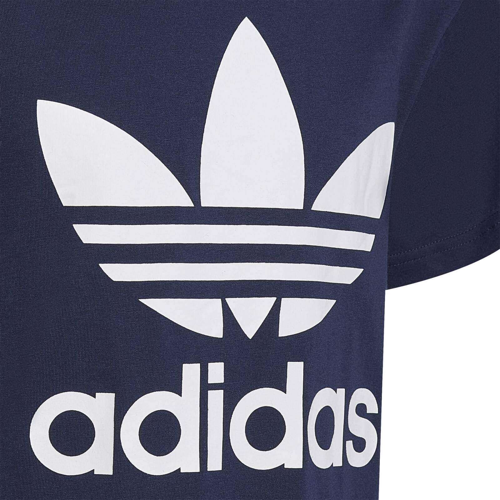 Koszulka dziecica adidas TREFOIL granatowa HK0260