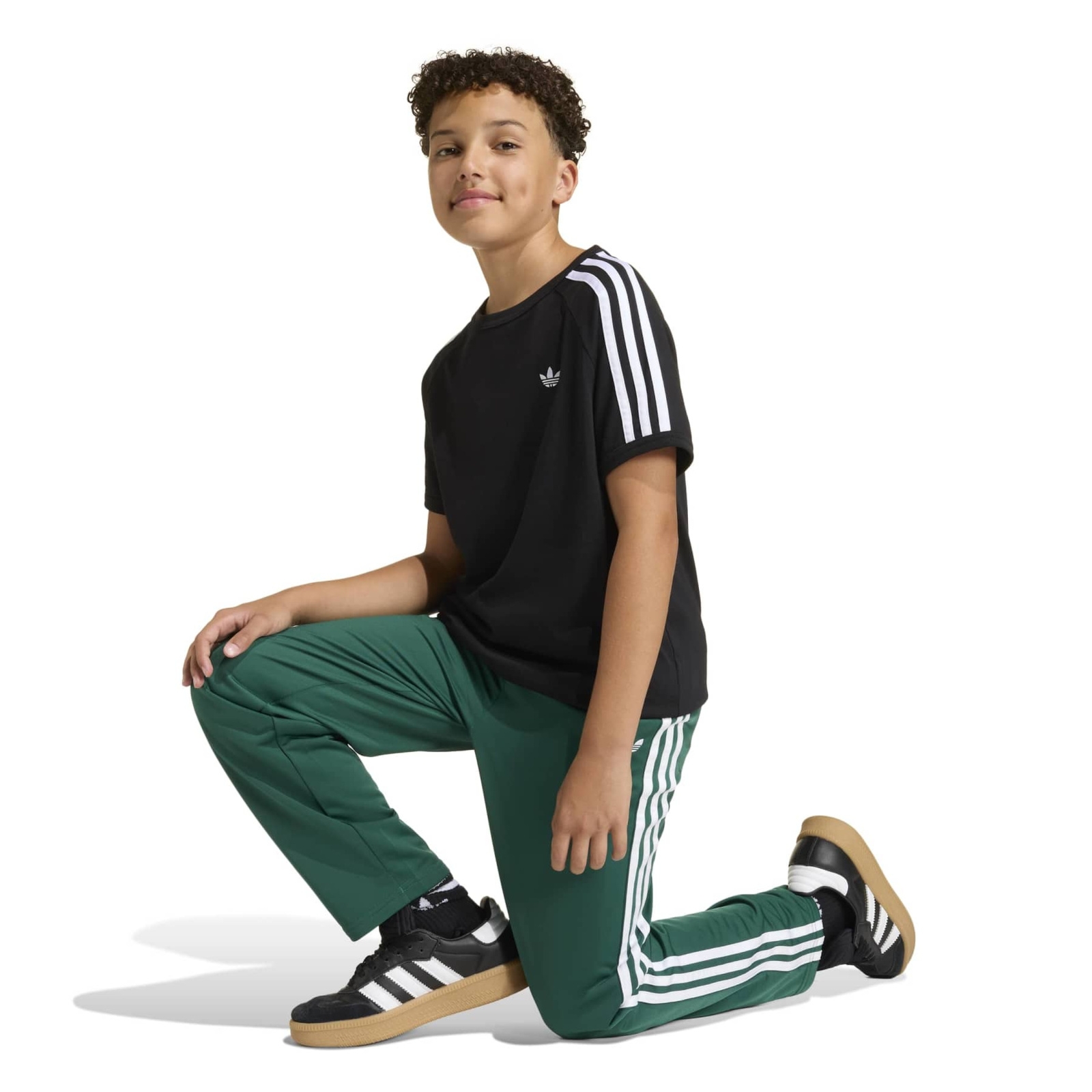 Koszulka dzieci�ca adidas 3 STRIPES czarna KE0919