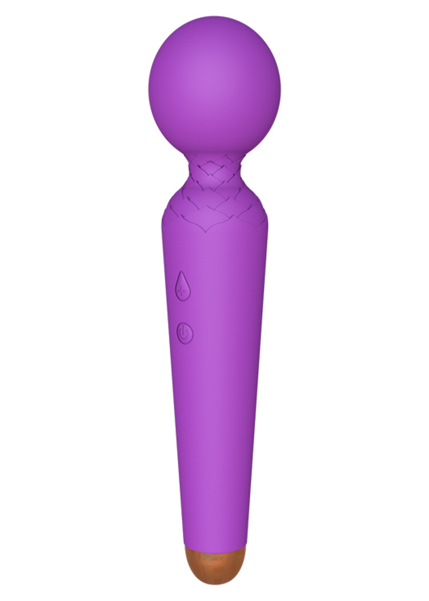 Boss Series Rechargeable Power Wand 10 - Wibrator wand Fioletowy