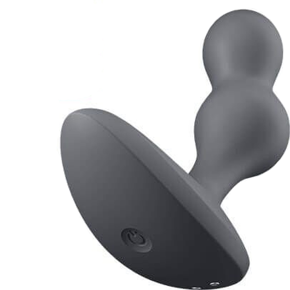 Satisfyer vibrator deep diver connect app (black) - Wibrujący korek analny, Czarny