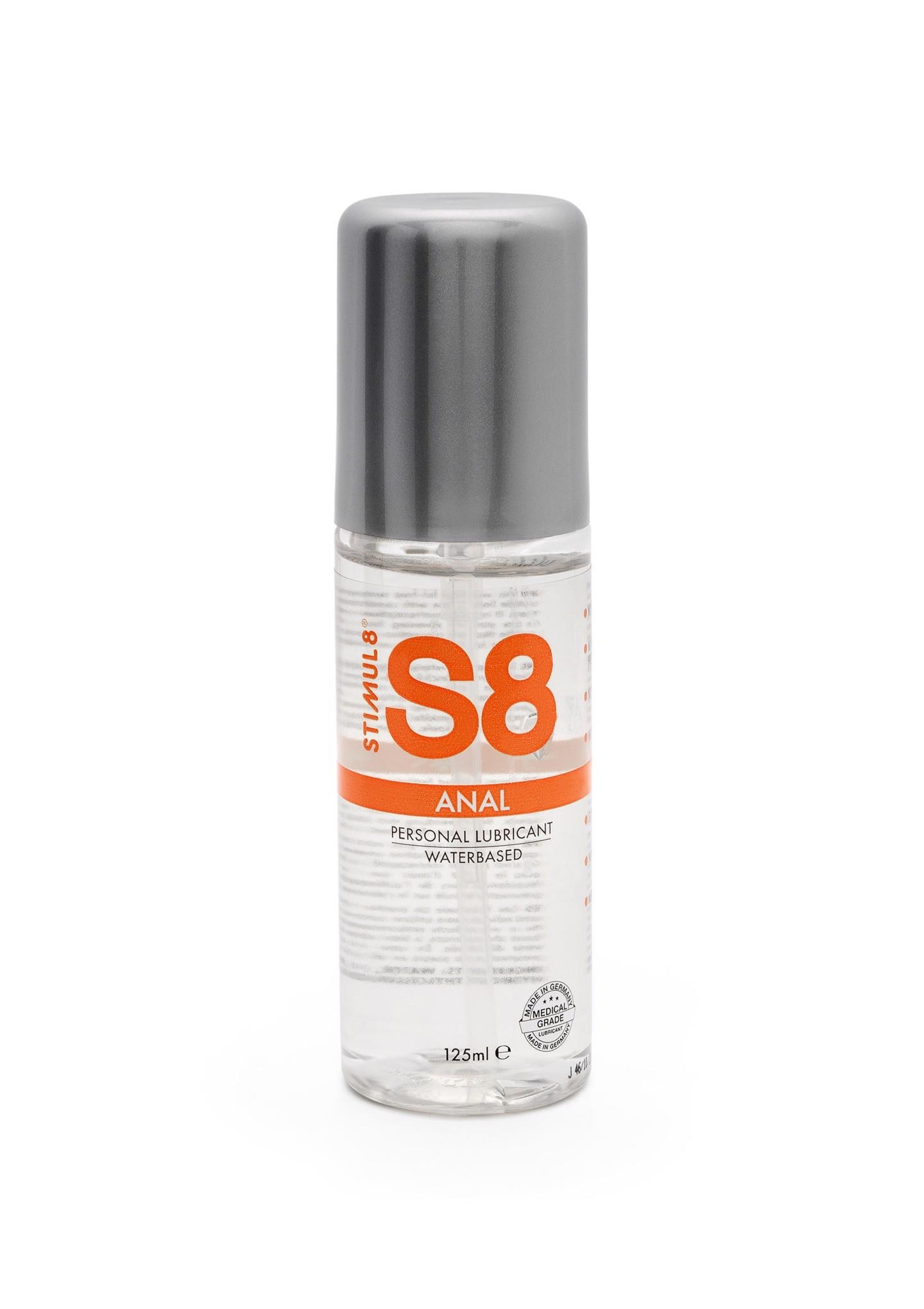Stimul8 S8 Wb Anal Lube 125Ml Natural - Żel analny