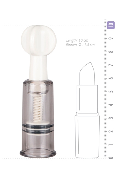 Easy Toys Nipple & Clit Suckers 3Pcs - Pompka do sutków i łechtaczki