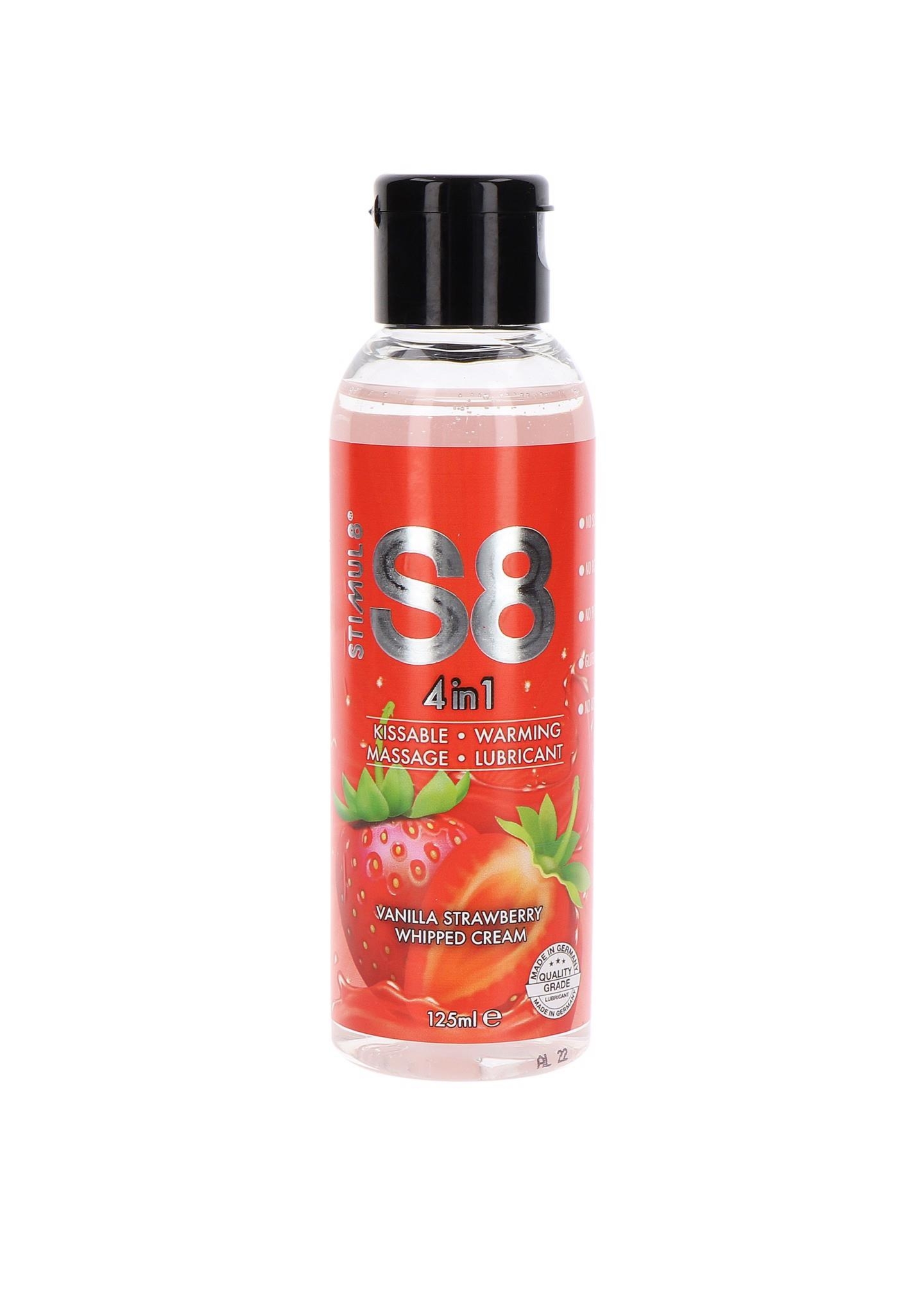 Stimul8 S8 4 In 1 Dessert Lube 125Ml Strawberry - Lubrykant truskawkowy