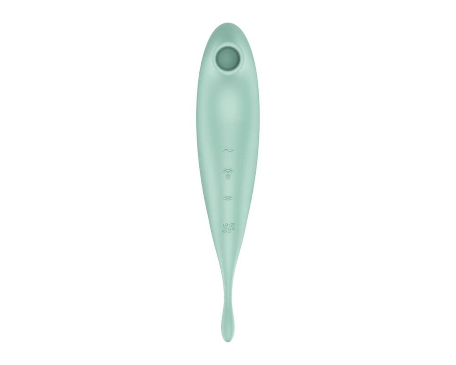 Satisfyer twirling pro connect app mint - Wibrator punktowy z opcją stymulacji sonicznej, Zielony