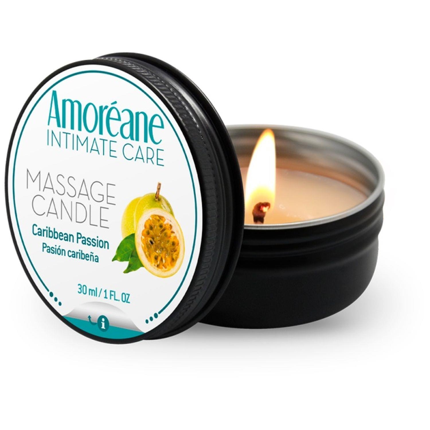 Amoreane Massage Candle Caribbean Passion (30Ml) - Świeca do masażu