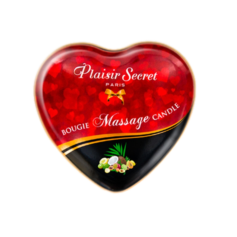 Plaisir secrets Massage Candle Exotics Fruits - Świeca do masażu, zapach owoców egzotycznych