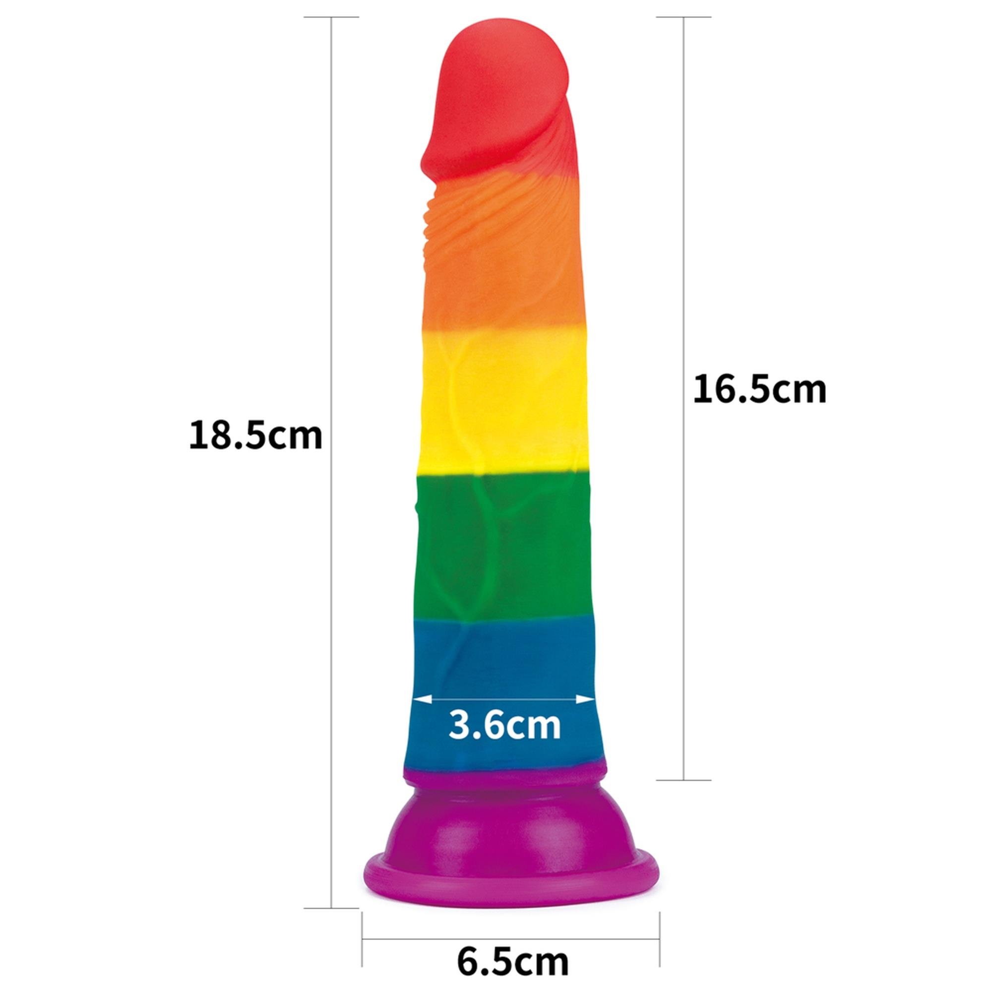 Lovetoy 7' Prider Dildo - Dildo klasyczne na przyssawce
