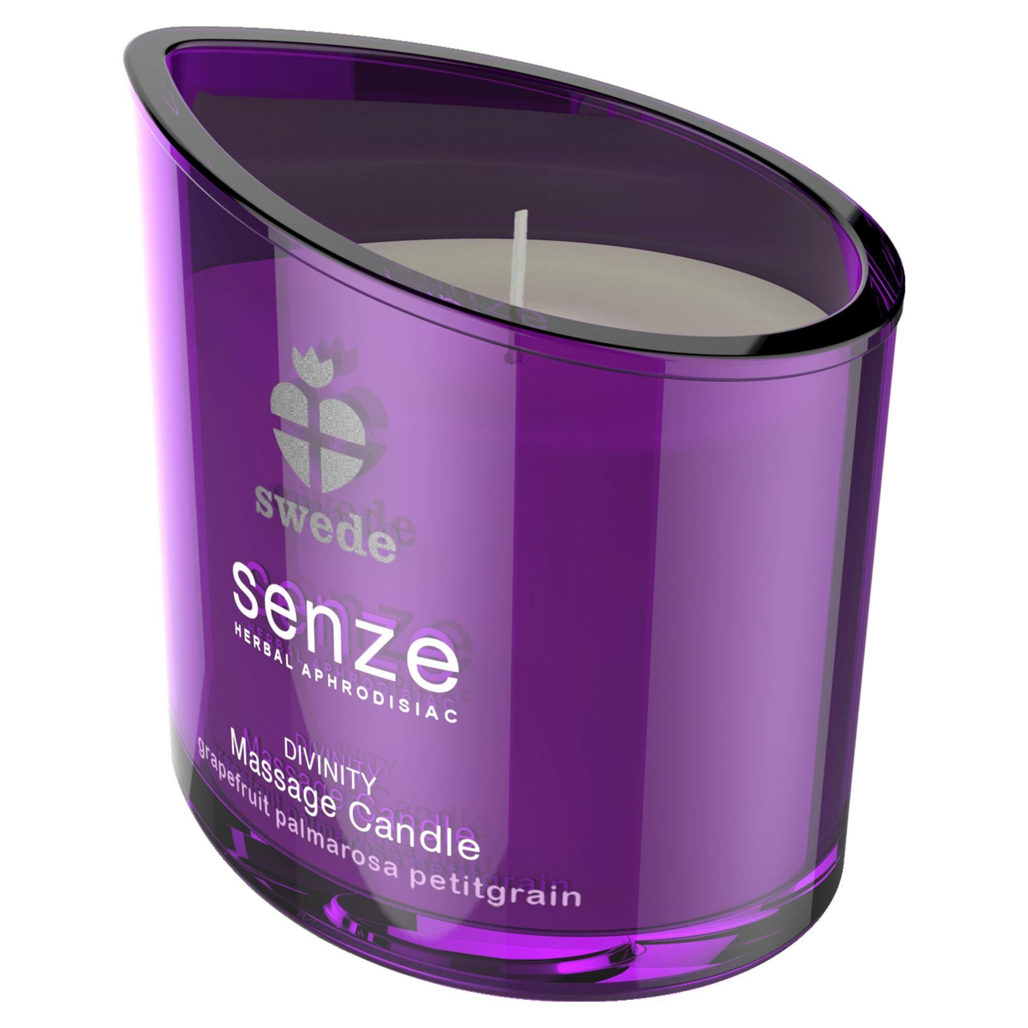 Senze Divinity Massage Candle Grapefruit Palmarosa Petitgrain - Świeca do masażu