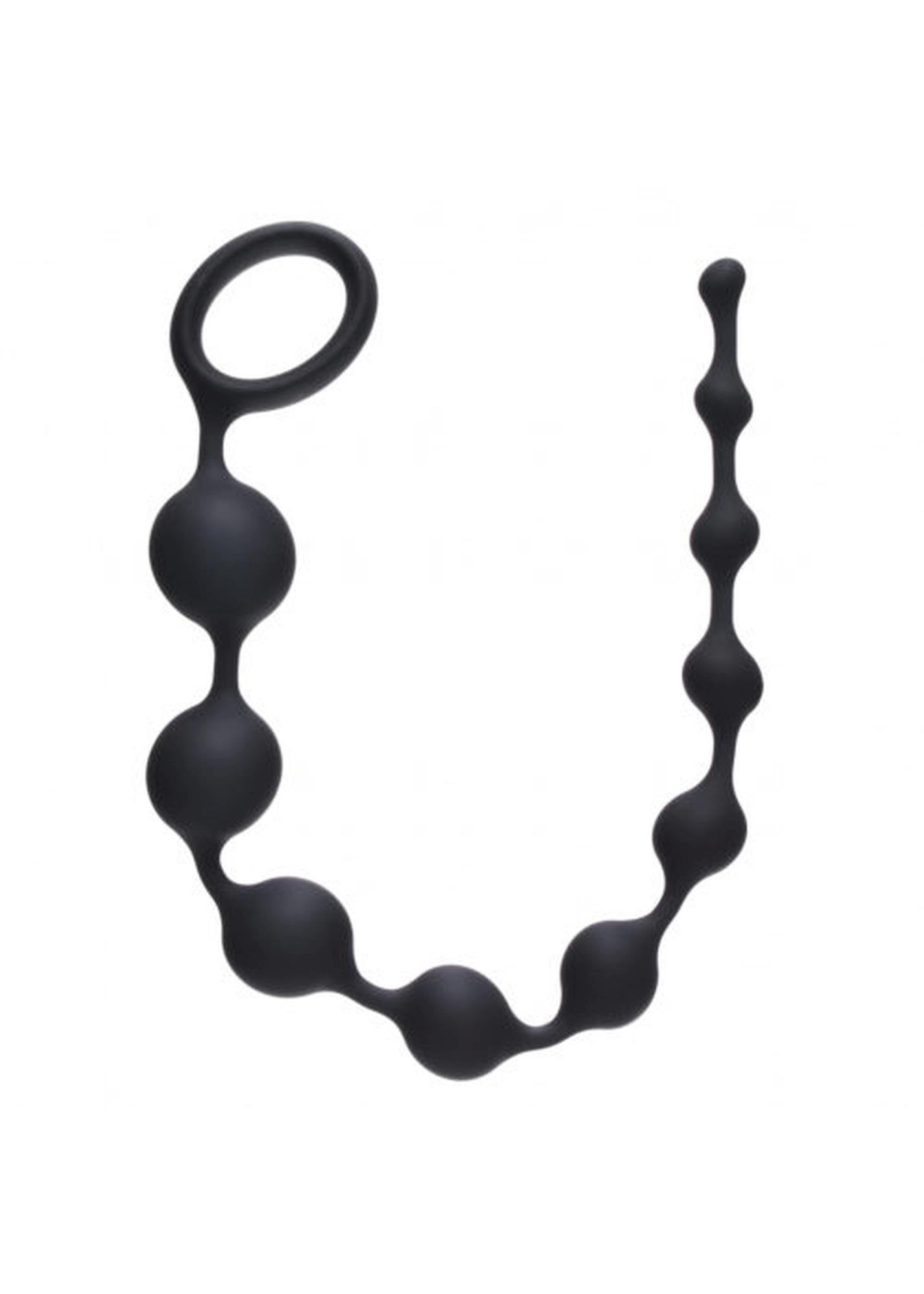 Lola Toys Anal Beads Long Pleasure Chain Black - Koraliki analne