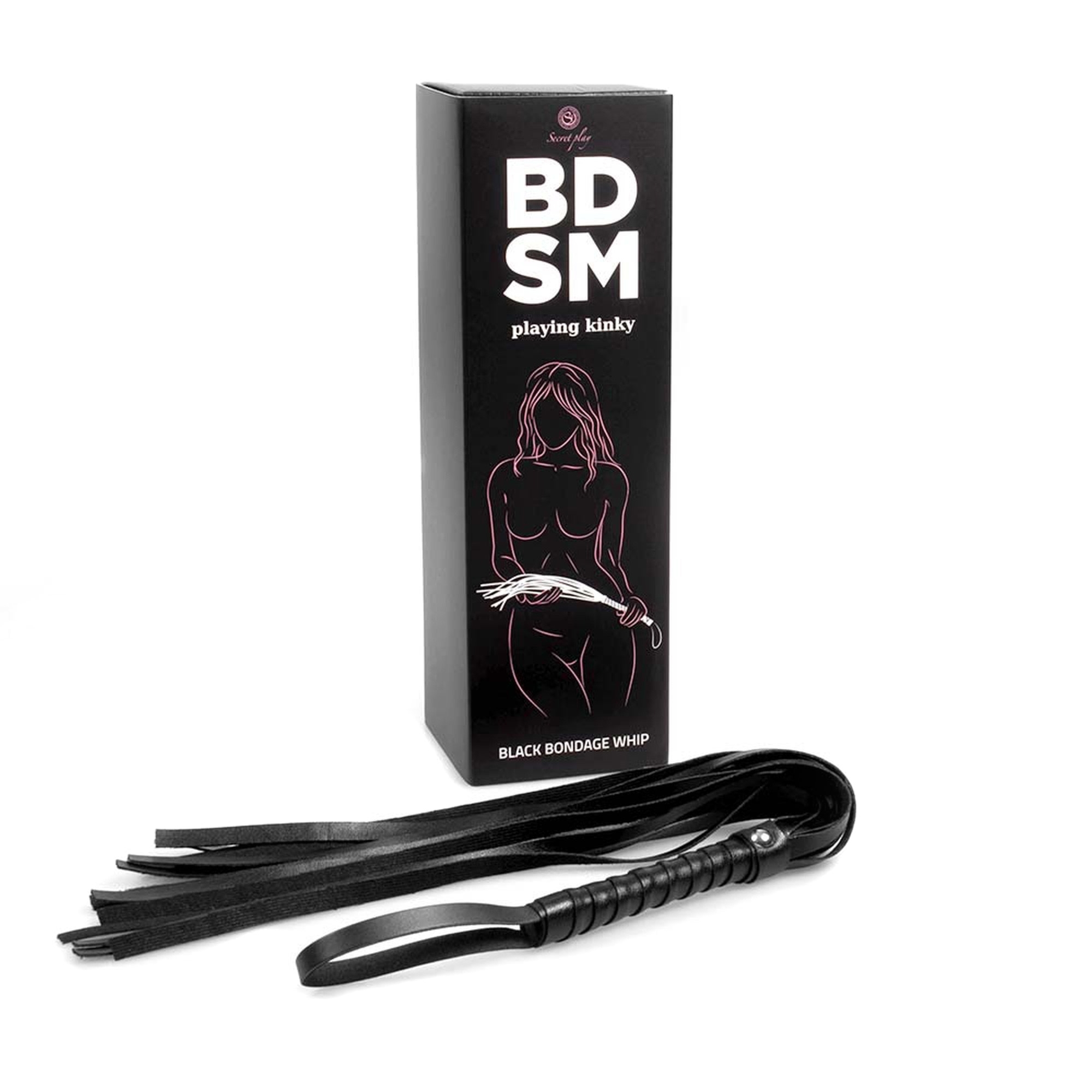 Secret Play black bondage whip bdsm - Pejcz