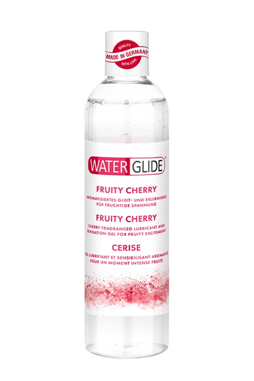 Waterglide 300 Ml Fruity Cherry - Lubrykant na bazie wody, wiśniowy