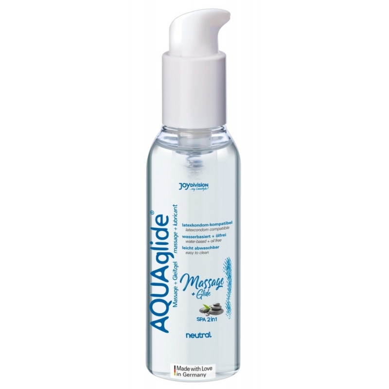 JoyDivision Aquaglide Massage Glide Neutral 200Ml - Żel intymny do masażu
