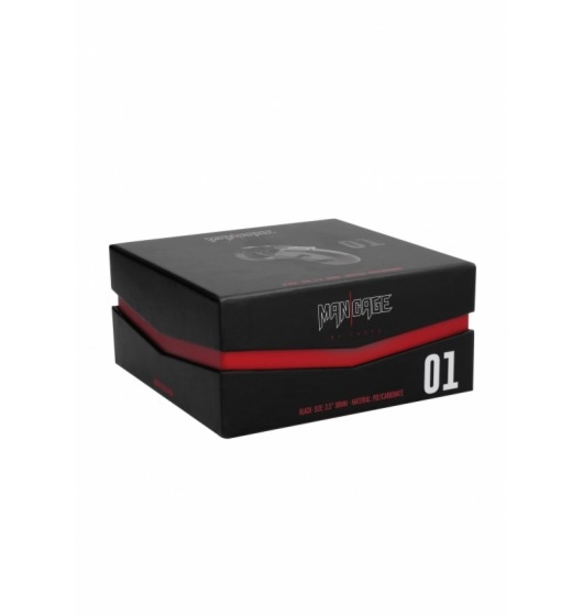 ManCage Chastity Model1- Pas cnoty, czarny