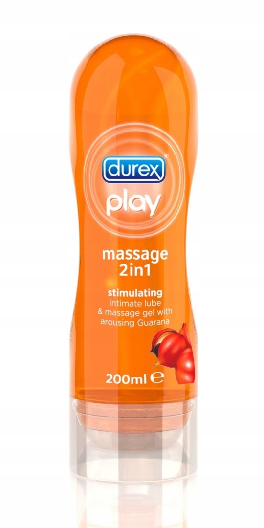 Durex Play do masażu stymulujący - pomarańcza-guarana - Żel intymny Wariant/Rozmiar: 200 ml