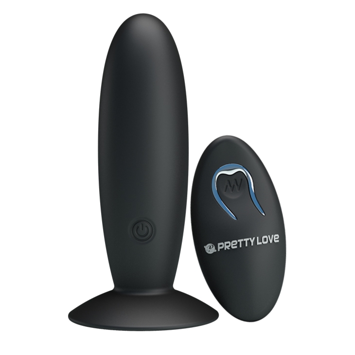 Pretty Love Remote Control Vibrating Plug 12 - Wibrujący korek analny sterowany pilotem