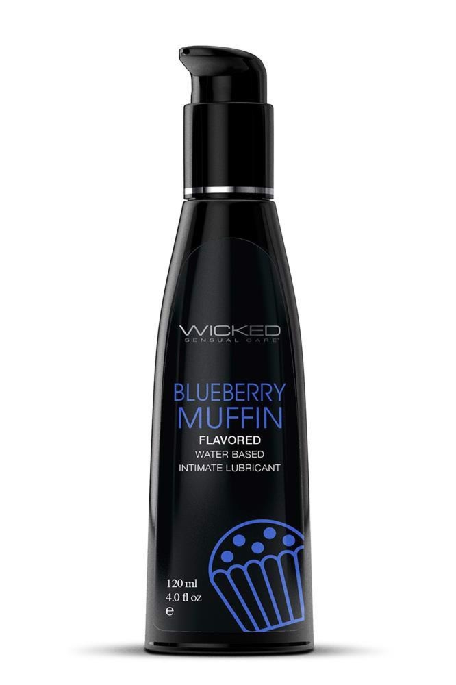 Wicked Sensual Care Aqua Blueberry Muffin Lube 120Ml - Lubrykant smakowy