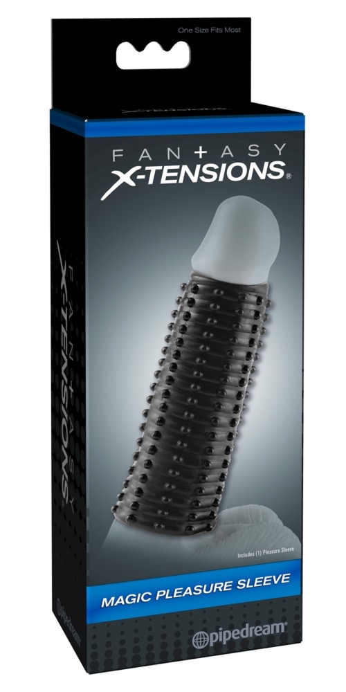 Fantasy X-TENSIONS Fxtm Pleasure Sleeve Dark - Nakładka na penisa