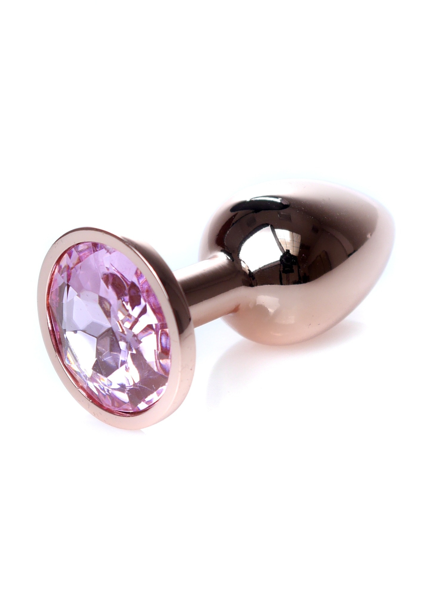 Boss Series Jewellery Red Gold Rose - Korek analny, jasnoróżowy