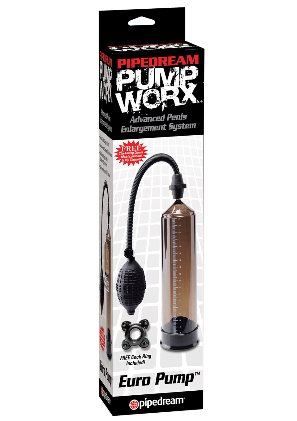 Pipedream Euro Pump Black - Pompka powiększająca penisa