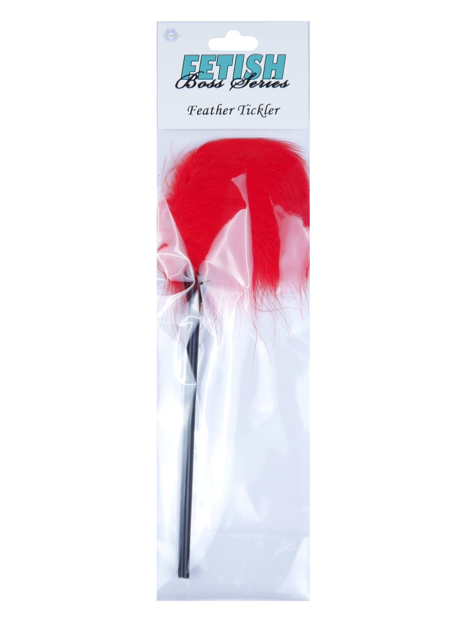 Boss Series Feather Tickler Red - Piórko do łaskotania, czerwone