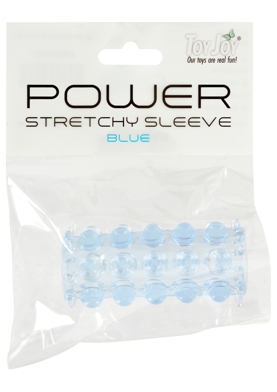 ToyJoy Power Stretchy Sleeve Blue - Nakładka na penisa