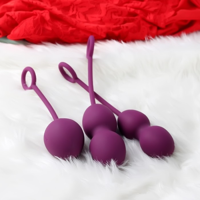 Svakom Nova Kegel Balls Violet - Kulki gejszy, Fioletowy