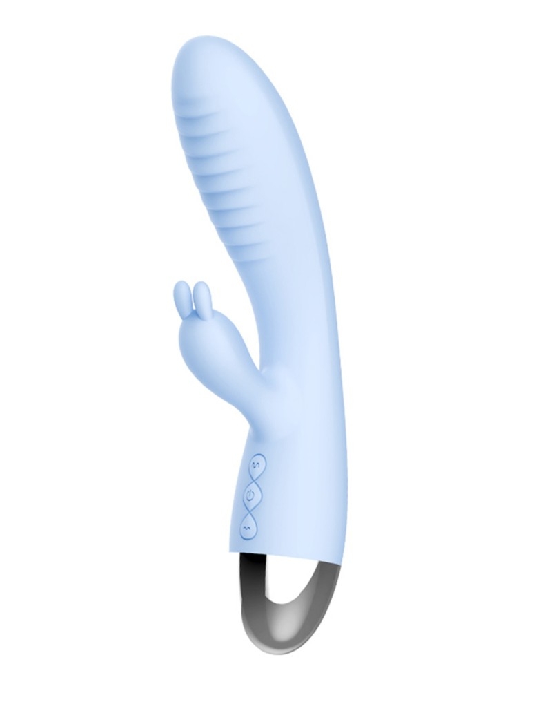 Leten vibratore rabbit leten faye 2 turquoise - Wibrator króliczek
