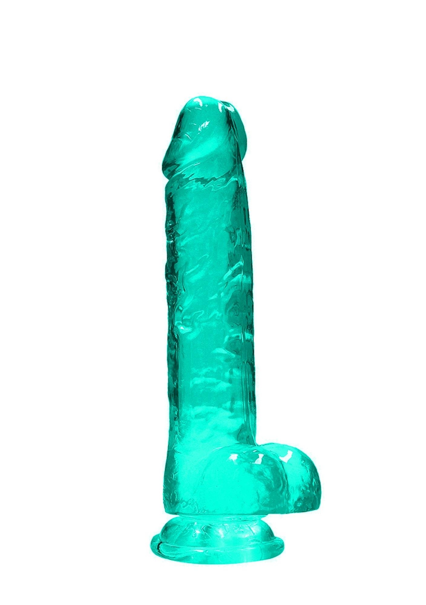 RealRock Realistic Dildo With Balls 8'/ 21 Cm - Dildo klasyczne na przyssawce