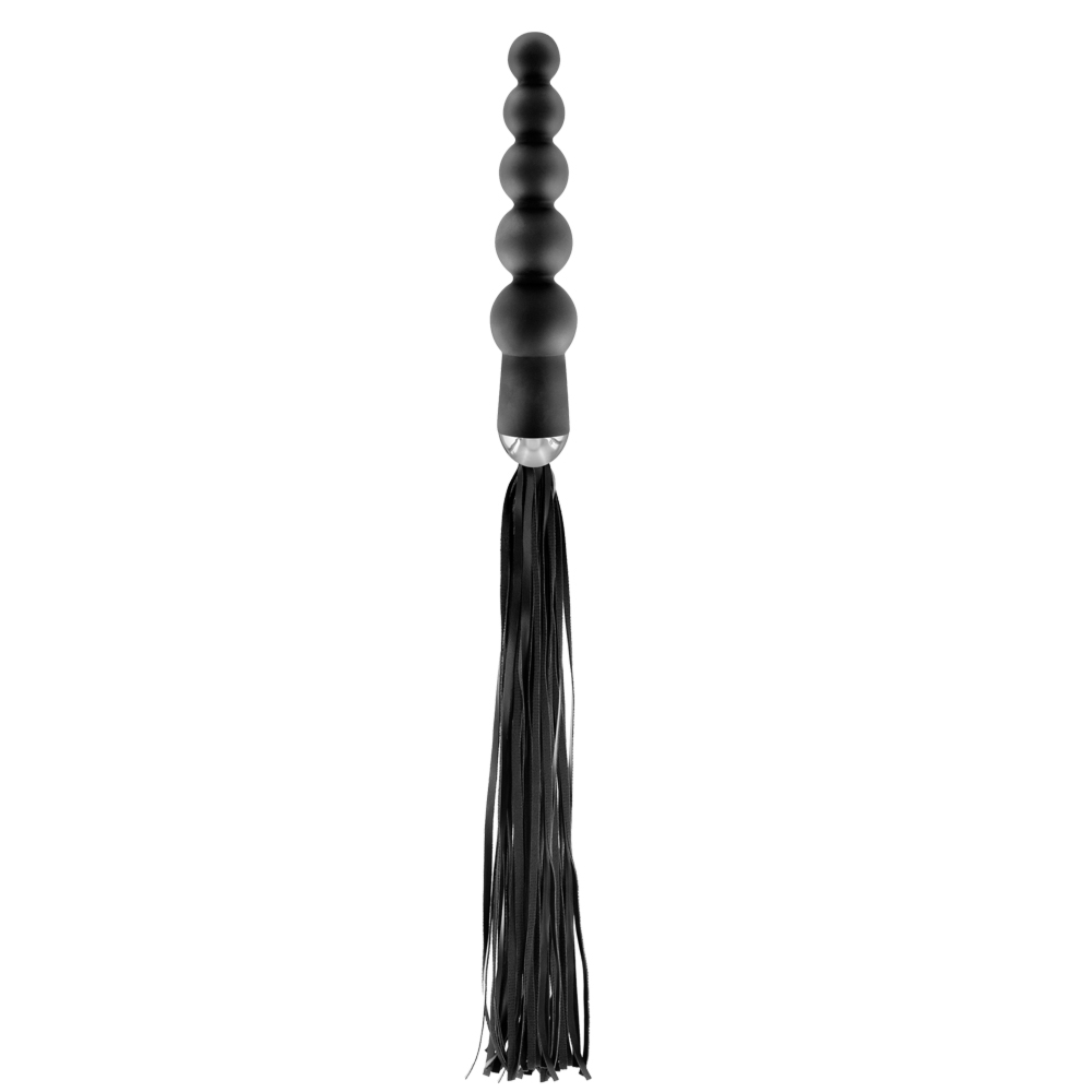 Fetish tentation Whip With Rosary Handle - Pejcz z kulkową sondą
