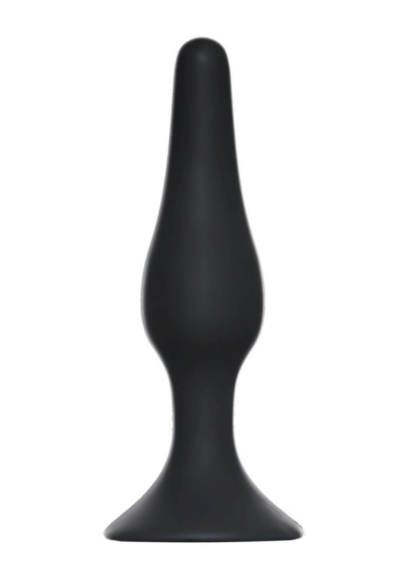 Lola Toys Slim Anal Plug Medium Black - korek analny