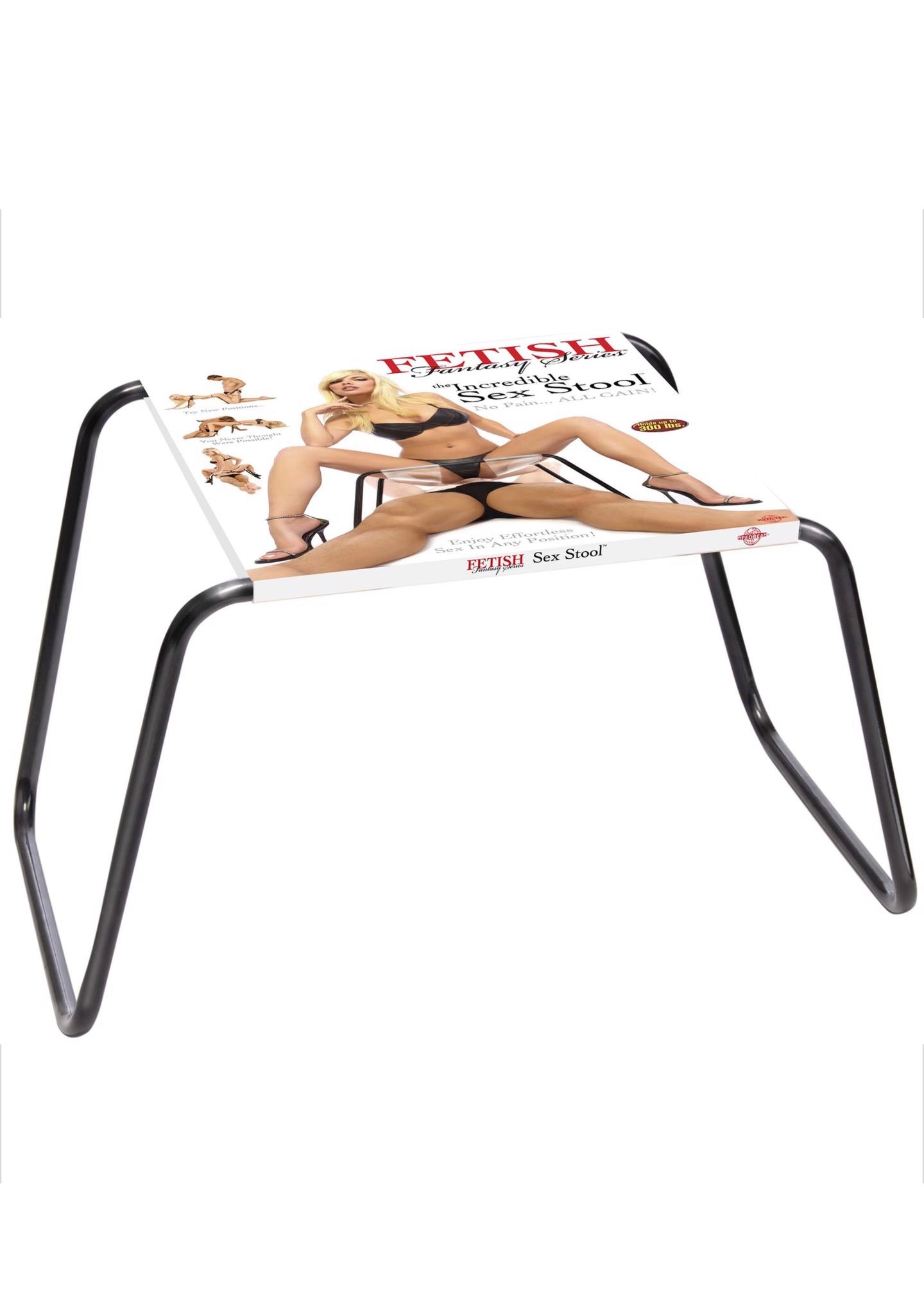 Pipedream The Incredible Sex Stool Black - Krzesło do seksu