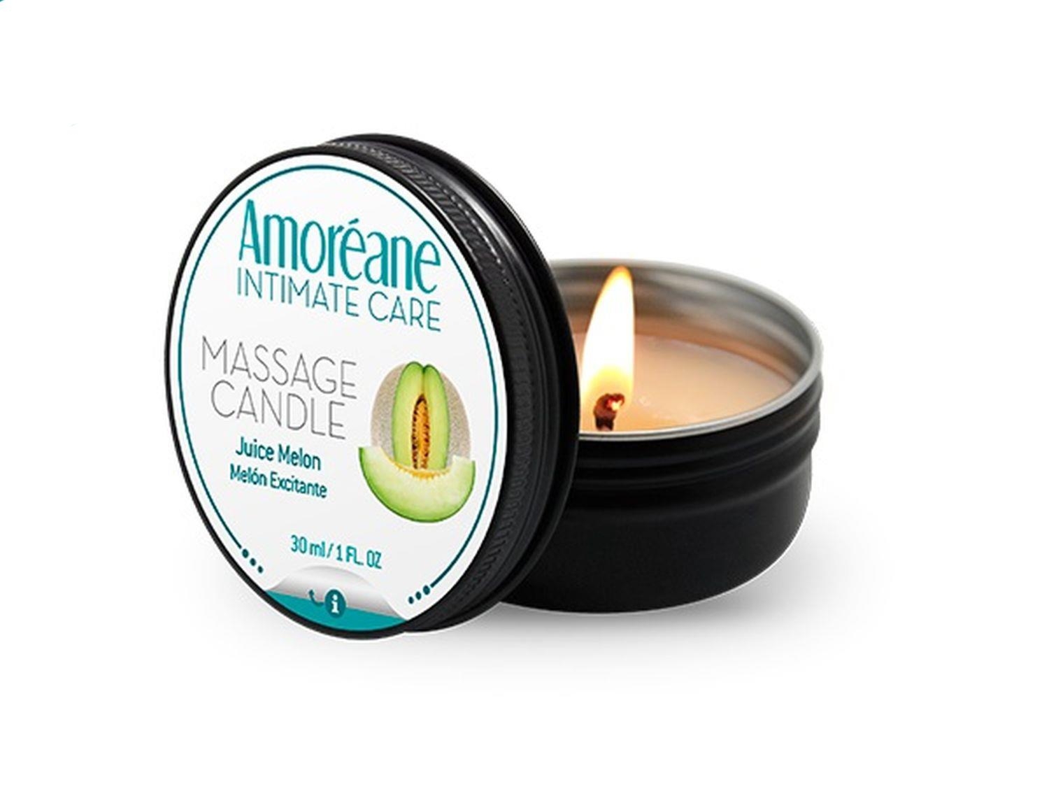 Amoreane Massage Candle Juicy Melon (30Ml) - Świeca do masażu